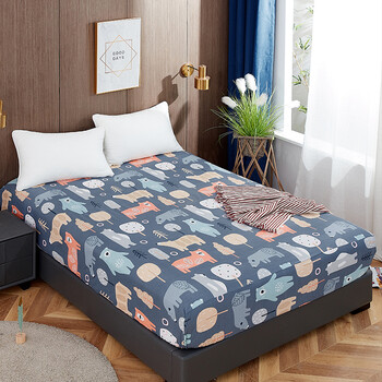 1.2米的床笠加厚纯棉床笠款床单单件防滑固定全棉老粗布床罩1.2米1.