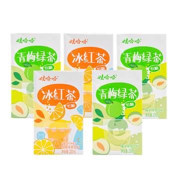 娃哈哈冰红茶经典柠檬味茶饮料250ml*24 整箱装夏季清凉果汁饮料 冰