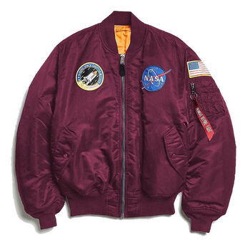 hrgn美国alpha阿尔法版型飞行员夹克ma1飞行服nasa外套ma1飞行夹克