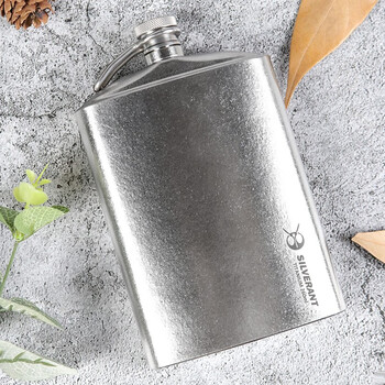 silverant银蚁纯钛酒壶驼峰经典超轻牛仔酒壶健康轻便野餐户外酒壶
