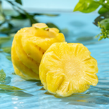 泰国小菠萝去皮净重2斤3斤迷你新鲜水果菠萝凤梨开袋即食不削皮不泡水