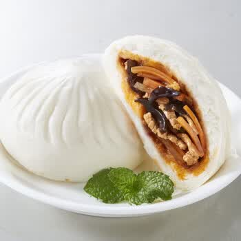 标点中厨 鱼香肉丝包 800g 10个装 大包子 早茶点心 早餐面点 速食