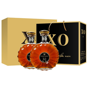 【礼盒装】名仕罗纳德40°XO白兰地 700ml*2瓶