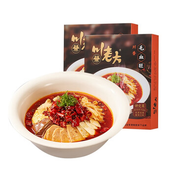 川老大 毛血旺585g 预制菜方便菜半成品川菜 懒人速食全聚德旗下