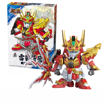 精乐三国志玩具拼装模型玩具系列一代三国传sd高敢赵云达全套 张飞