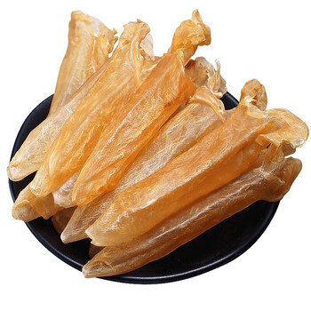 零拾令深海黄花鱼胶100g 海鲜干货 鱼胶花胶 鱼肚鱼鳔干筒煲汤年货