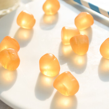 旺仔qq糖 软糖果汁糖儿童小零食橡皮糖旺旺超超市同款糖果 香橙味*10