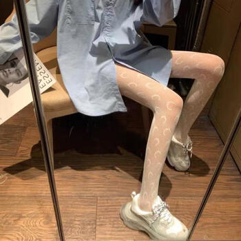 情趣诱惑制服内衣黑丝袜黑色字母春夏薄款性感网红jk防勾丝耐穿性感