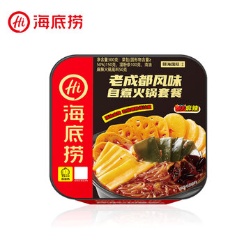 海底捞自热火锅米饭多口味方便速食加班懒人麻辣酥肉学生宿舍户外即食e 老成都风味300g*1盒