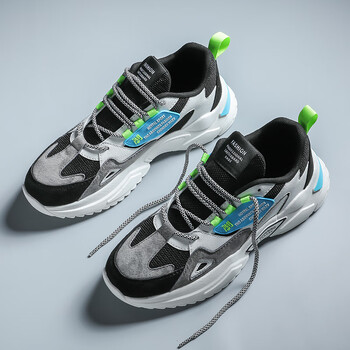 金猴jinho男鞋2023年新款夏季老爹鞋运动跑步学生网红透气休闲潮流