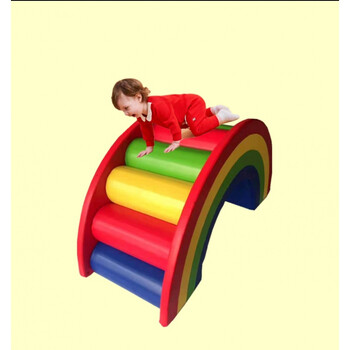 儿童体适能体适能训练器材儿童感统训练全套体智能教具组合平衡木斜坡