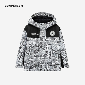 Converse匡威【变形金刚联名】儿童童装羽绒服CNVB-2U-G659 正黑色 160 【160/76】