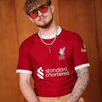 墨瑶2324利物浦主场红色球员版球衣9号努涅斯短袖球服11号萨拉赫套装
