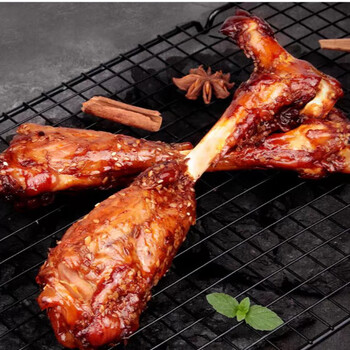 阿弟仔现烤羊腿 内蒙古特产 呼伦贝尔炭烤羊腿 整只即食 碳烤 460g(羊