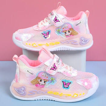 宿颂安踏踏童鞋女童春秋儿童运动鞋单鞋老爹鞋女孩公主鞋春耐克尅