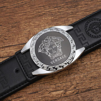 酷奇袋鼠(kuqidaishu)瓦萨琪皮带旋转美杜莎腰带男款pd快手网红同款真