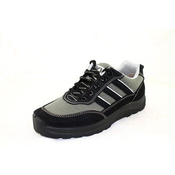 3537新式户外鞋男徒步休闲鞋运动登山作训鞋低帮工地劳动帆布鞋标志