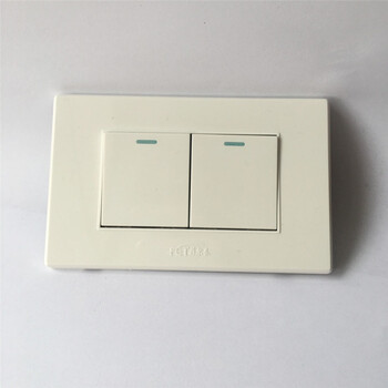 定制118型75系列120墙壁插座开关面板老式家用开关10a250v两开单控 两