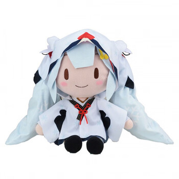 神孩子日本正版世嘉sega雪 初音fufu 布偶玩偶毛绒公仔抱枕娃娃周边