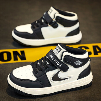 宿颂361官方aj童鞋女童春秋百搭女孩运动鞋软底皮面儿童板鞋防nike