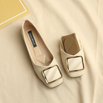 女生平底单鞋豆豆鞋女士年轻春夏季穿的一脚蹬懒人鞋仙女风温柔晚晚软
