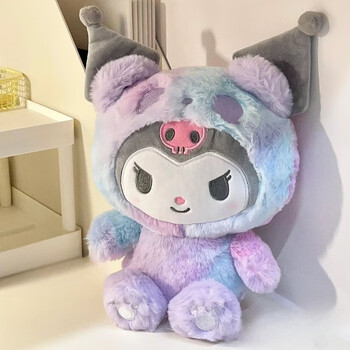 凯蒂奥库洛米玩偶超大 创意扎染毛绒玩具公仔 布娃娃儿童节生日礼物 库洛米-扎染 110cm