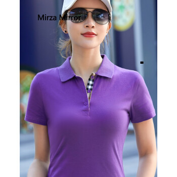 Mirza Mirror챣޴޶tŮ2020ļ¿˶polo ƺɫ 2XL