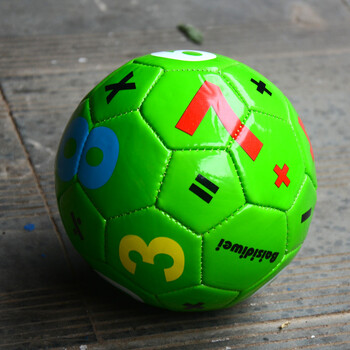 赞璐桐彩色数字足球2号5号足球幼儿园足球皮球玩具儿童小足球绿色2号