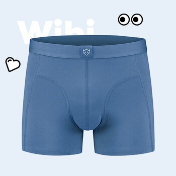 adam内裤adam黑白色有机棉纯棉男士内裤纯色基础款中腰提臀平角裤四角