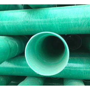 玻璃钢管玻璃钢夹砂排水管道电力电缆保护管dn50-300 绿色 125