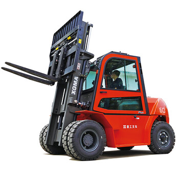 厦工xgma 6吨液力传动柴油内燃平衡重式运输叉车 货叉长度1.