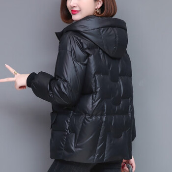 梵侈赫尔轻奢品牌羽绒棉服女短款2023年新款冬季大码宽松加厚棉衣小