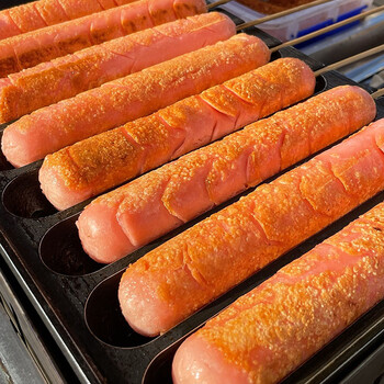 夫宇淀粉肠100g路边摊烧烤专用油炸大根商用整箱街边铁板烤肠 100克x