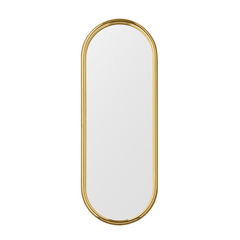 【京东优选好货】 卫生间的镜子椭圆形 angui系列椭圆形墙面镜子穿衣