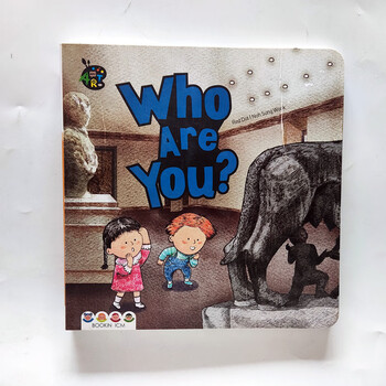 低幼儿童英文纸板游戏书抽拉转转翻翻页早教认知科学w