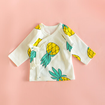 衣服小码春季新生早产儿低体重48cm双胞胎超小码45斤菠萝上衣s24斤