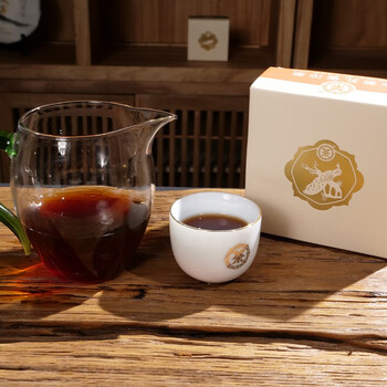 中茶清茶普洱茶云南勐海孔雀沱茶普洱生熟紧压茶 单颗装(熟茶) 100g