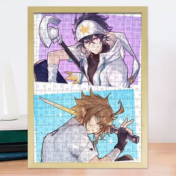 拼图凹凸世界1000片 带框木质500片雷狮安迷修帕洛斯嘉德罗斯卡米尔金