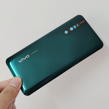 适用vivo x27原装玻璃后盖x27pro后壳电池盖背屏后屏外壳 x27(翡翠色)