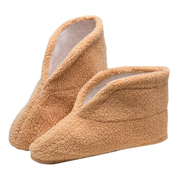 易美丽诺 lcf0625 冬季羊毛毡袜子加厚保暖矿工毡袜劳保冷库袜 桔黄色