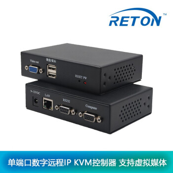 锐盾 （reton）KS-2001IP 单口远程IP KVM切换器 远程管理