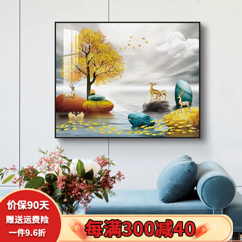Sixpoetry电表箱装饰画免打孔北欧配电箱壁画电闸总开关电表盒遮挡画挂画 BOD-4 55*45(容纳横长45*竖高35)掀盖式