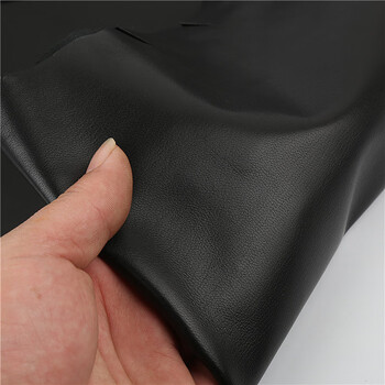 头层绵羊皮黑色06mm厚耳机制作皮衣服装皮裤修补真皮皮面料4050厘米