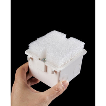 86型开关底盒填充泡沫预埋线盒填充泡沫穿筋盒填充块堵保护盖堵头 86