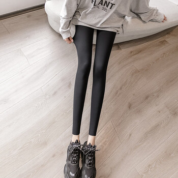 诗莉奥（SHILIAO）打底裤加厚鲨鱼裤女打底裤秋冬高腰收腹提臀魔术加绒外穿紧身裤 黑色（四季款） M码(80-105斤)