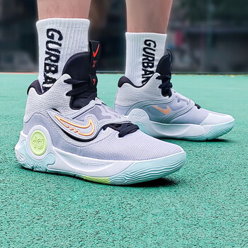 纯原杜兰特kd trey 5 x ep灰绿冷蓝kd5代低帮实战耐磨气垫战靴 dj7554