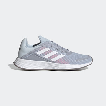 阿迪达斯adidas官方duramosl女子竞速轻盈网面舒适跑步鞋fy6706灰蓝白