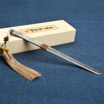 金乙堂手工锻打铬钢裁纸刀 宣纸裁纸刀 文房四宝裁宣纸用品