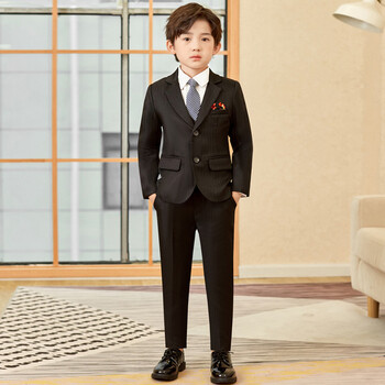 主持人服装男套装六一儿童节演出服钢琴表演服王子服男孩幼儿园服正装