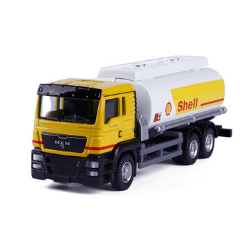 油罐车1:64货柜集装箱仿真工程车快递运输车汽车模型玩具 man油罐车至